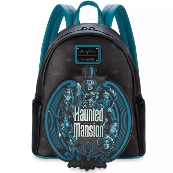 Haunted Mansion Glow In The Dark Loungefly Backpack - Picture 1 of 12